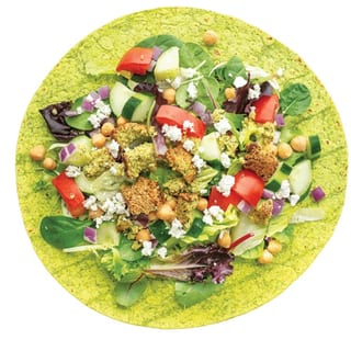 Mediterranean Veggie Wrap
